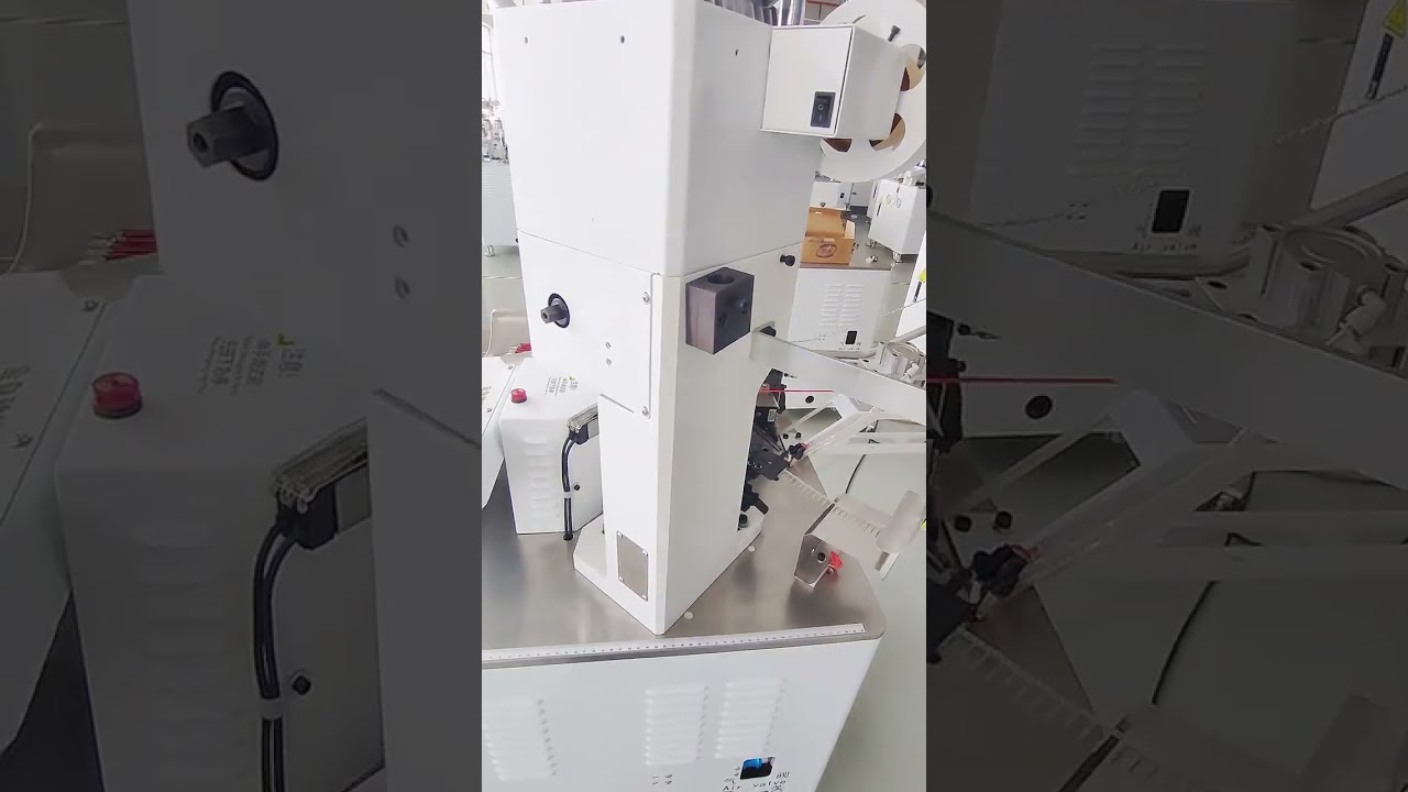Double Head Terminal Machine for Parallel Processing of Speaker Wires with Different Size Termina