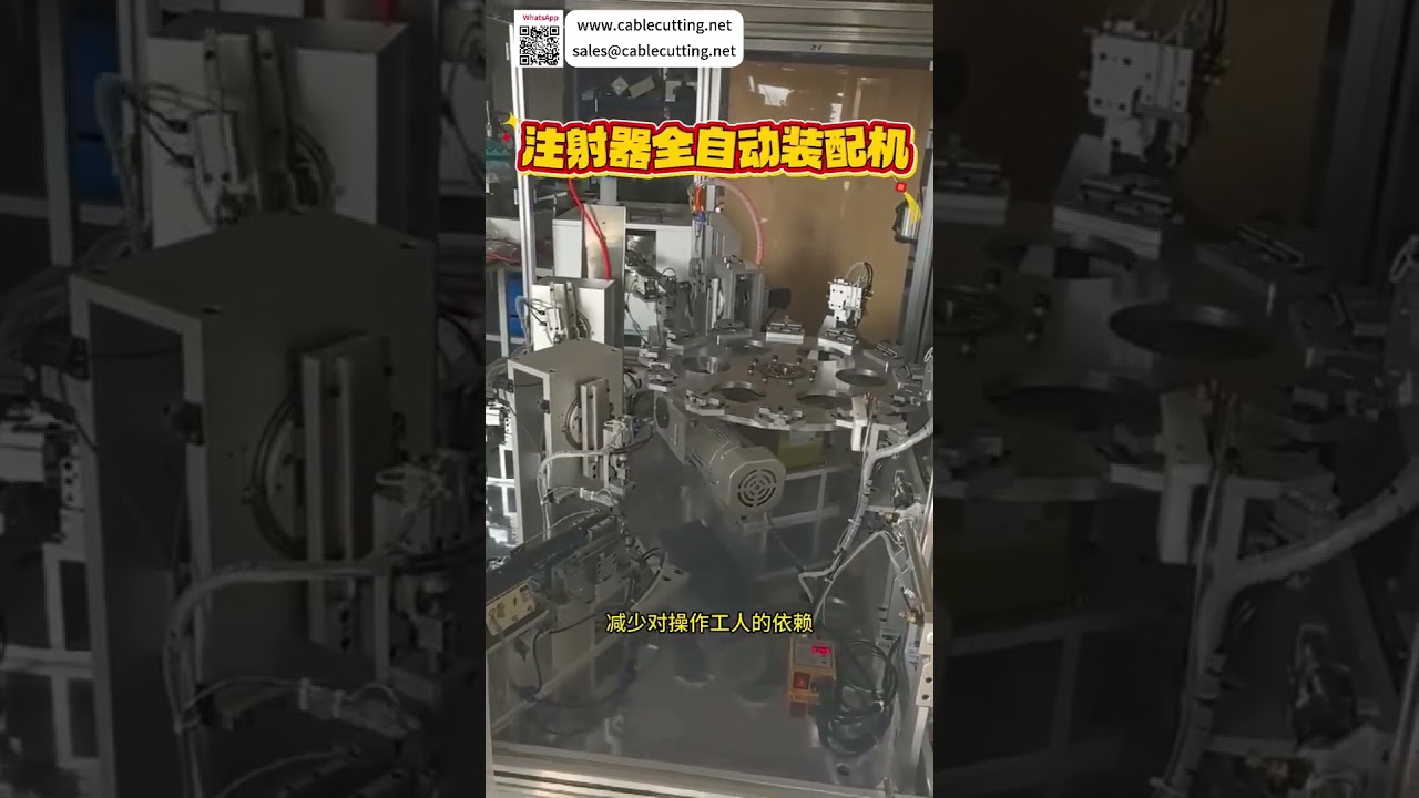 Medical Grade Syringe Automatic Assembly Machine High Output Precision Production Auto Machinery