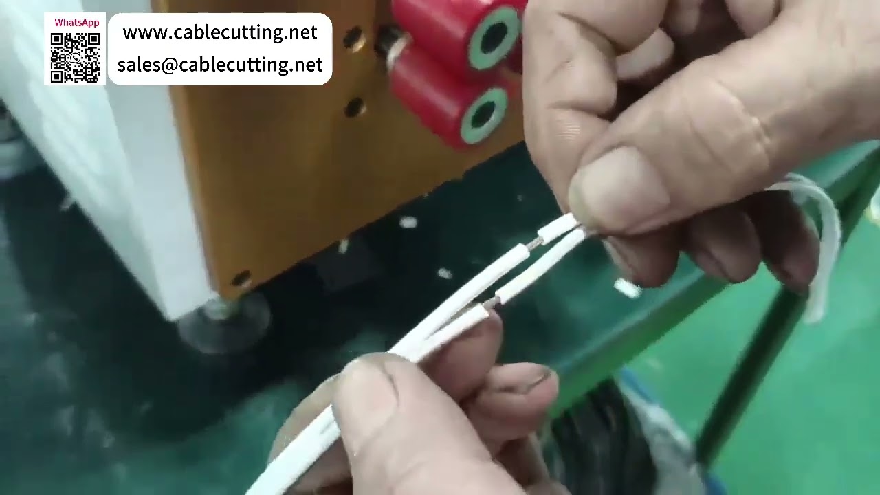 Полностью автоматическая компьютеризированная машина для зачистки средней жилы с шахматным расположением | для жгутовых работ