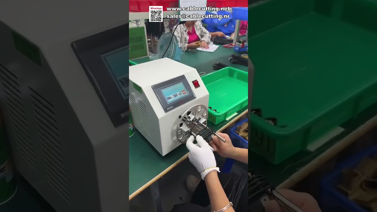 Автоматическая намотка и обвязка проводов: смотрите работу станка