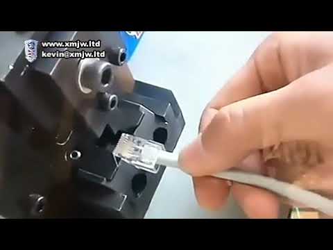 Автоматическая линия сборки RJ45, сварки оптики и обжима кабелей (модель Crimping 2)