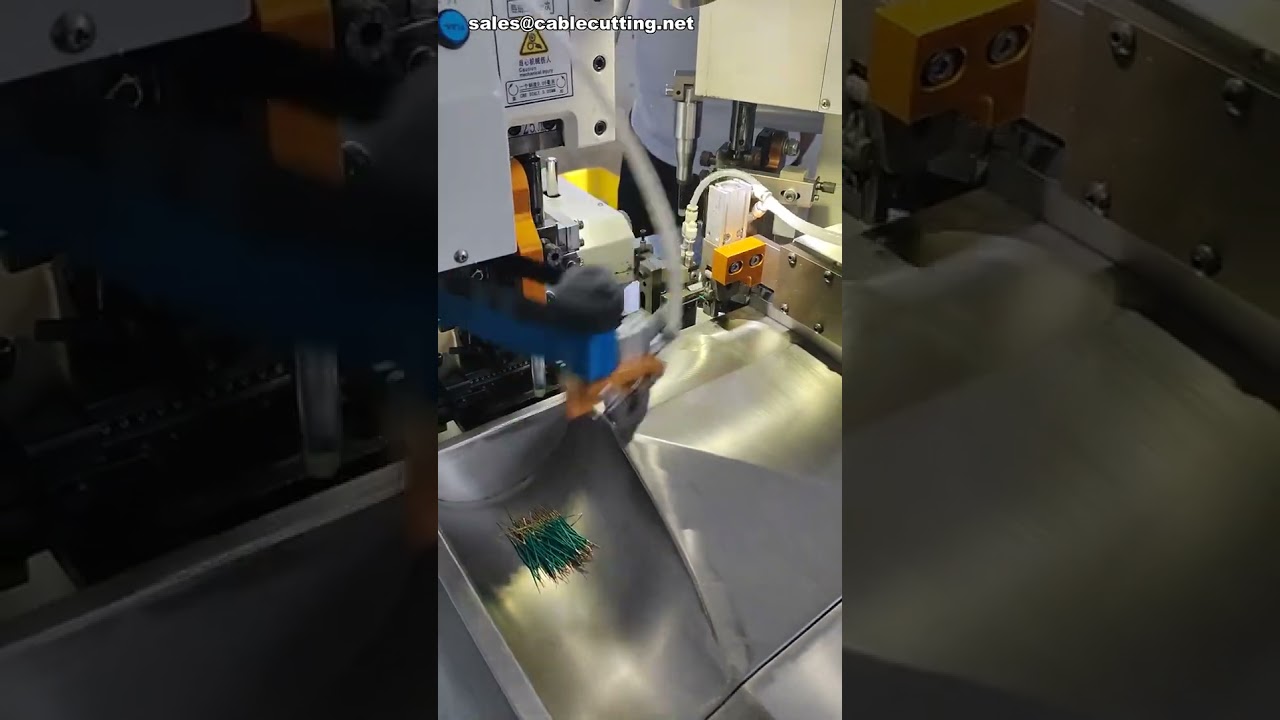 Dual Head Terminal Crimping Machine SingleDouble End Switching for Pins #factory #machine #diy