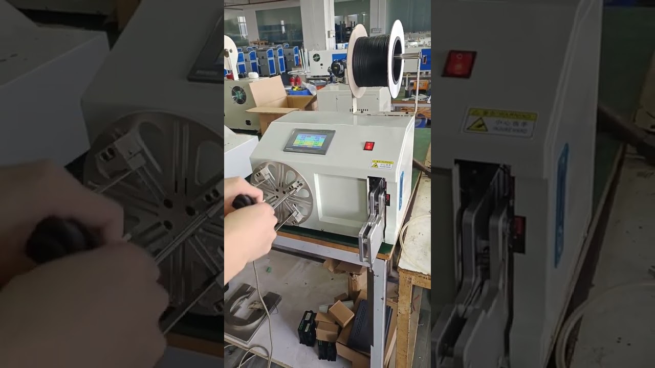 Высокоскоростной станок для намотки и обвязки проводов | Для кабелей данных и питания