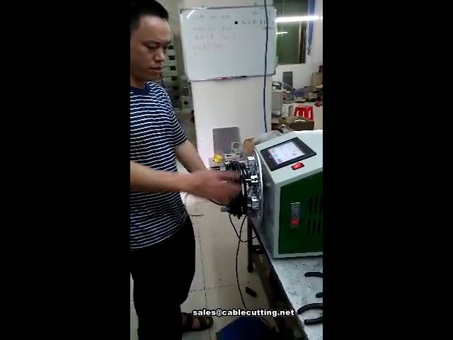 Автоматическая машина для связывания и упаковки кабелей