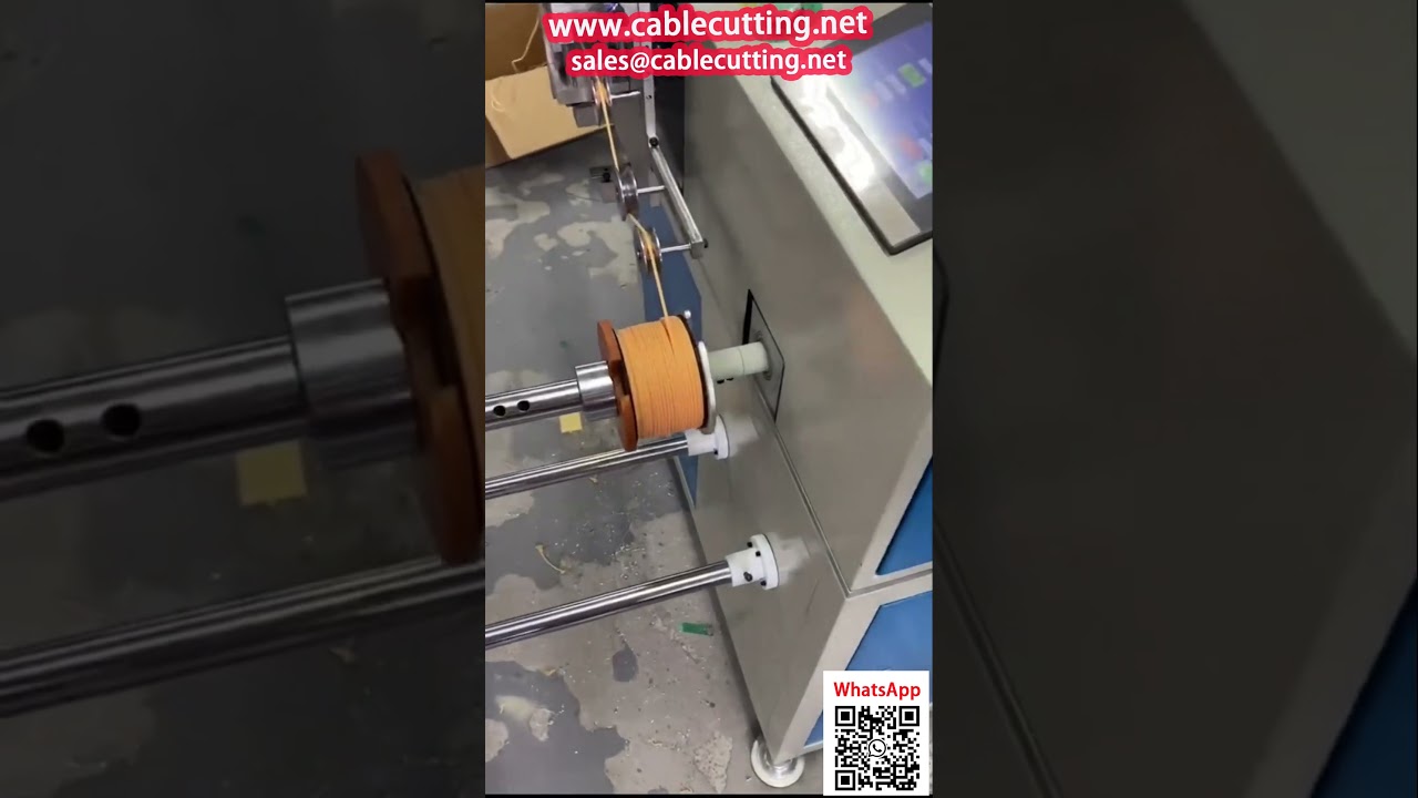Автоматическая намотка хлопкового шнура с точным счетчиком метража