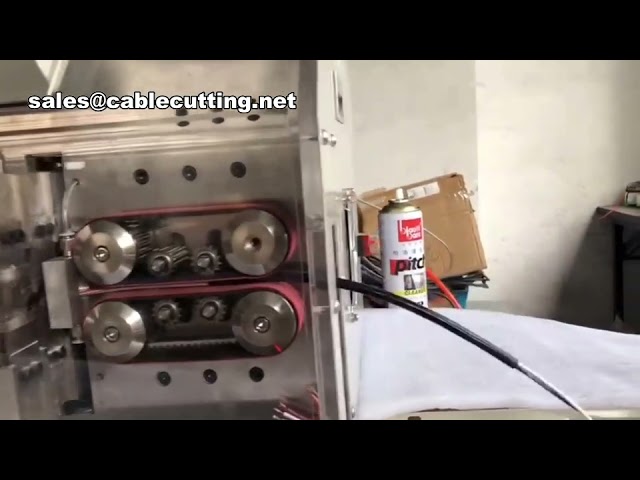 Автоматический станок для зачистки и резки проводов (4-жильные, многожильные) | Обработка концов