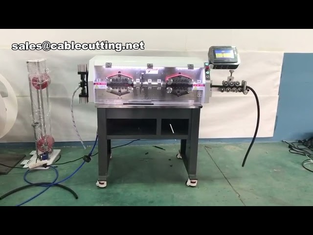 Мощный станок для резки и зачистки крупных кабелей | Оборудование для многожильных кабелей
