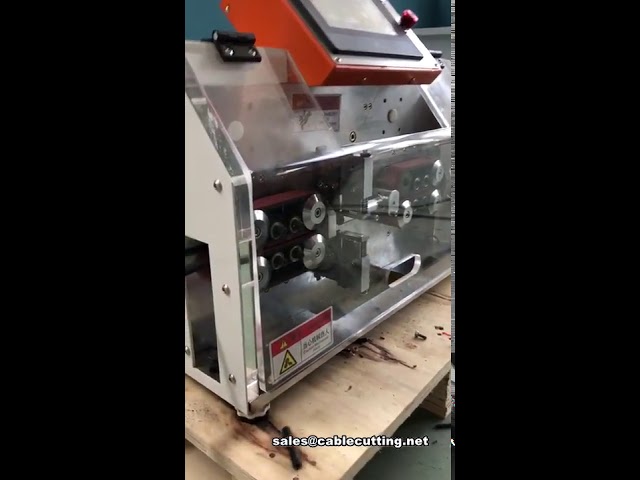 Полностью автоматический станок для зачистки и резки семижильного кабеля в круглой оболочке