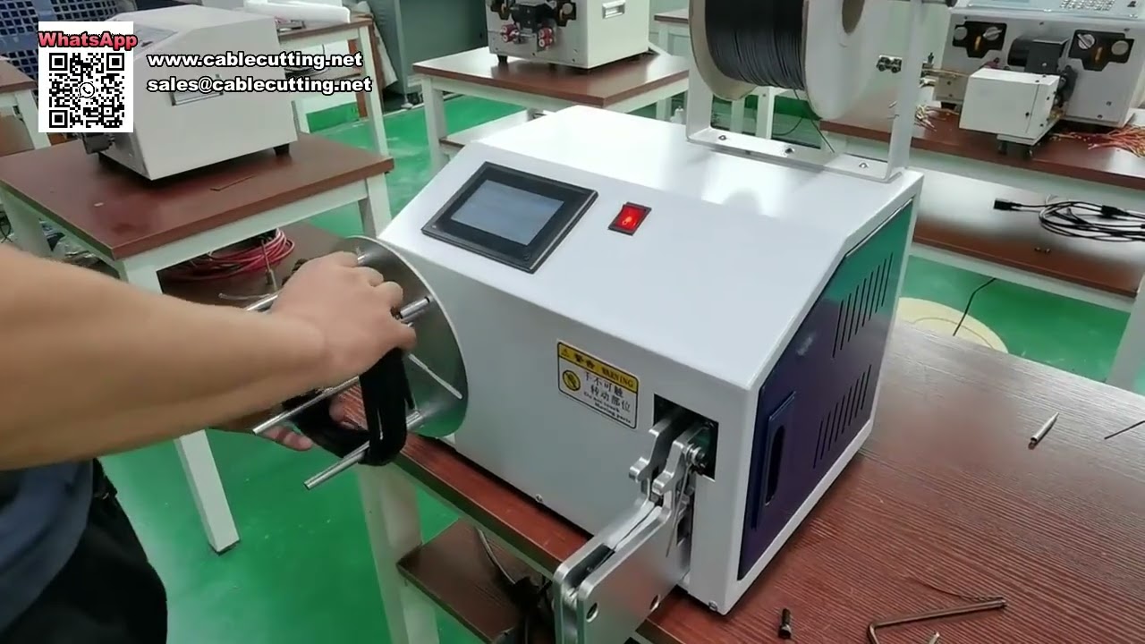 Станок для намотки и обвязки кабеля Model 530 длиной до 3 метров — быстрая обработка проводов