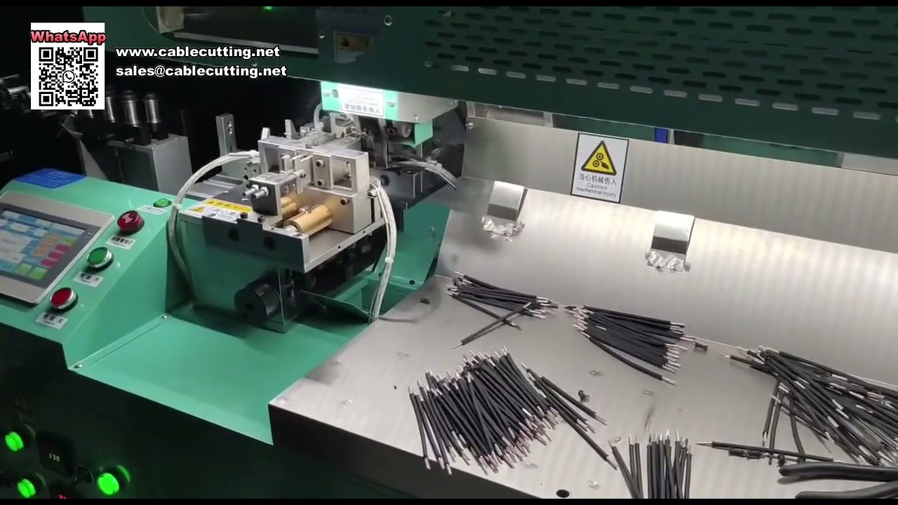 High Speed Hot Wire Stripping & Cutting Machine  Thermal Cable Processing Tool