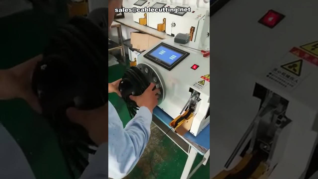 Демонстрация проволокообвязочной машины для намотки катушек
