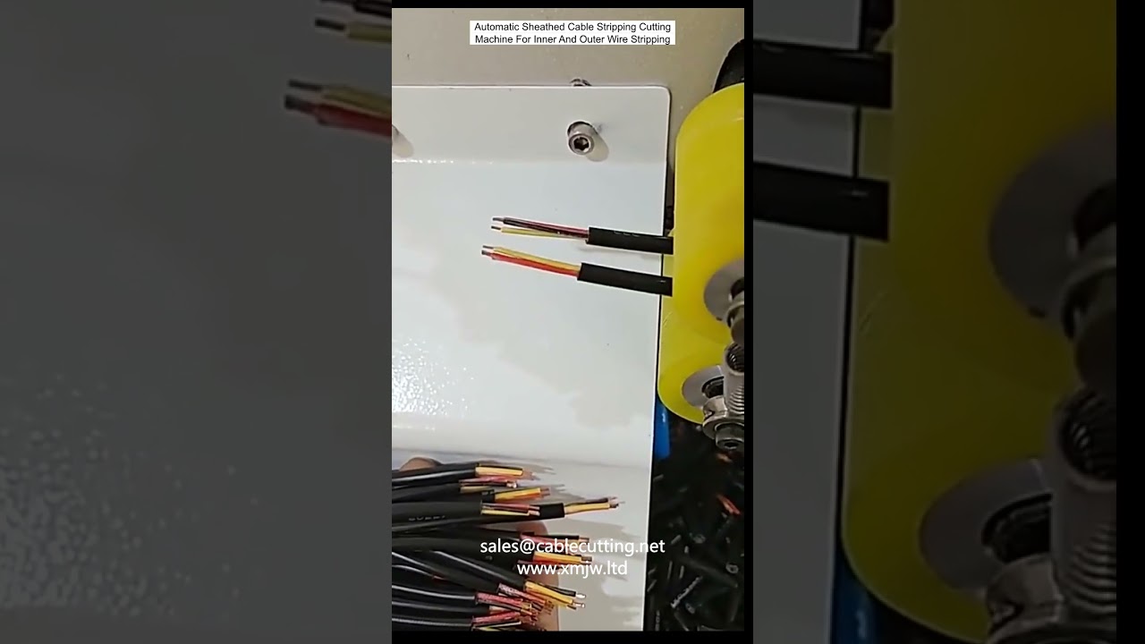 Automatic Sheathed Cable Stripping and Cutting Machine for Inner and Outer Wire
