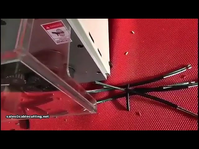 Автоматический станок для зачистки многожильных проводов и медных кабелей с функцией резки