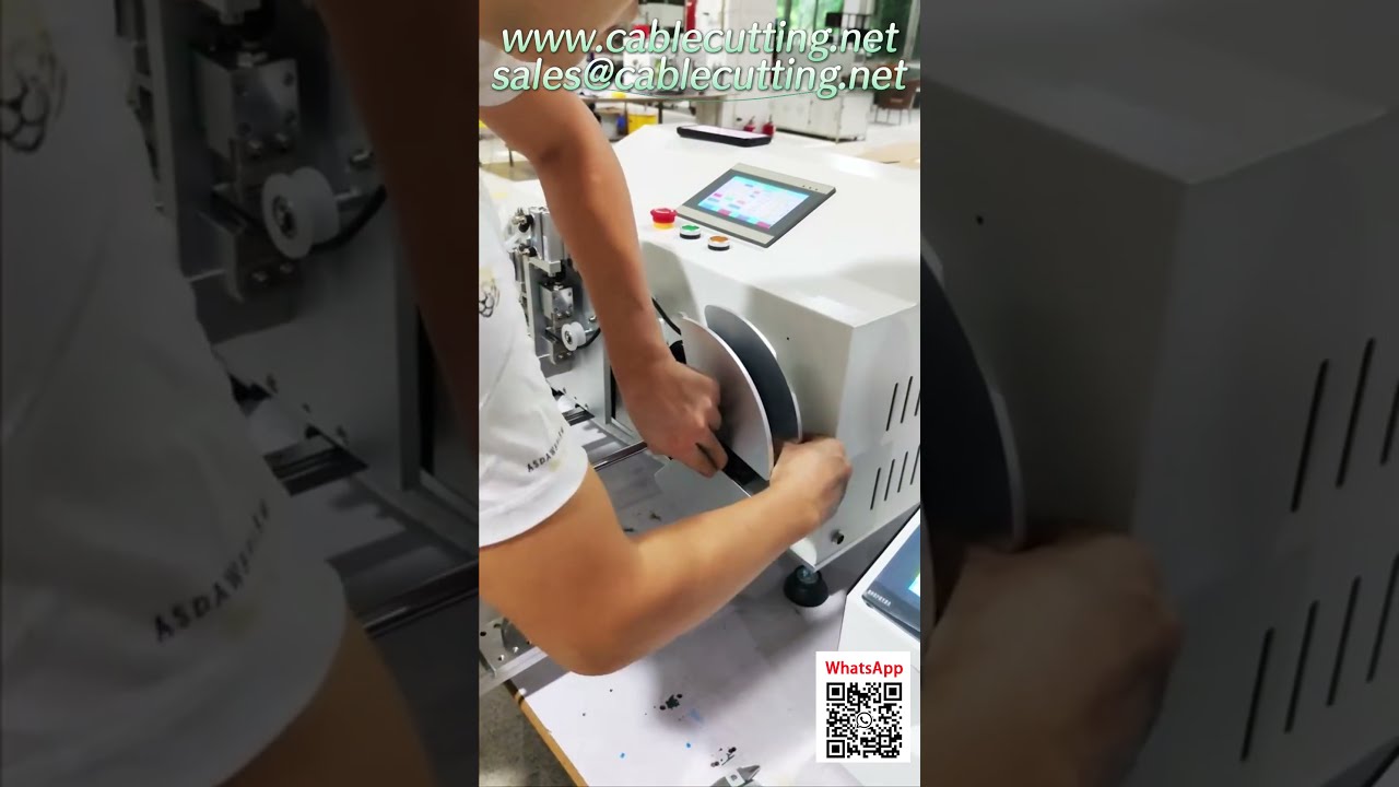 Автоматический станок для резки кабеля с сервоприводом: точность ±0,01 мм для проводов 1-15 мм